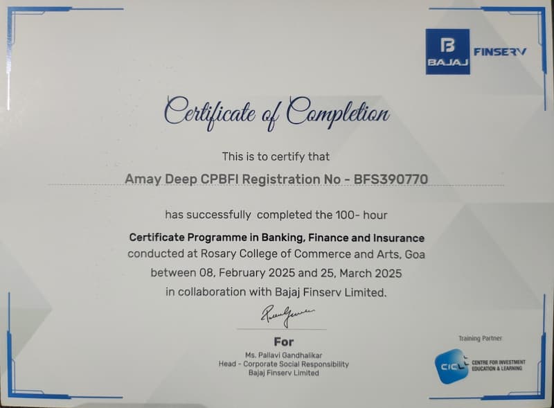 CPBFI Certificate 1