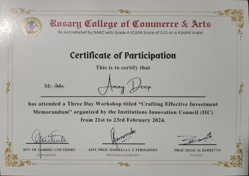 IIC Cert 2