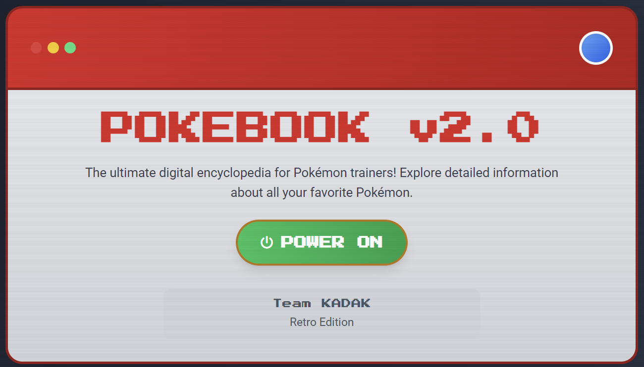Pokebook v2.0 - Retro Edition